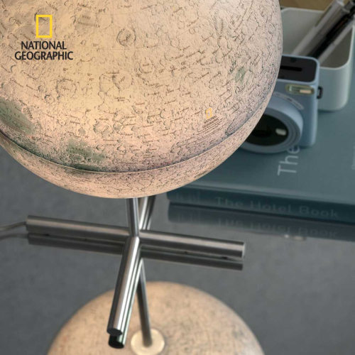 Design-Leuchtglobus National Geographic Moon Posh