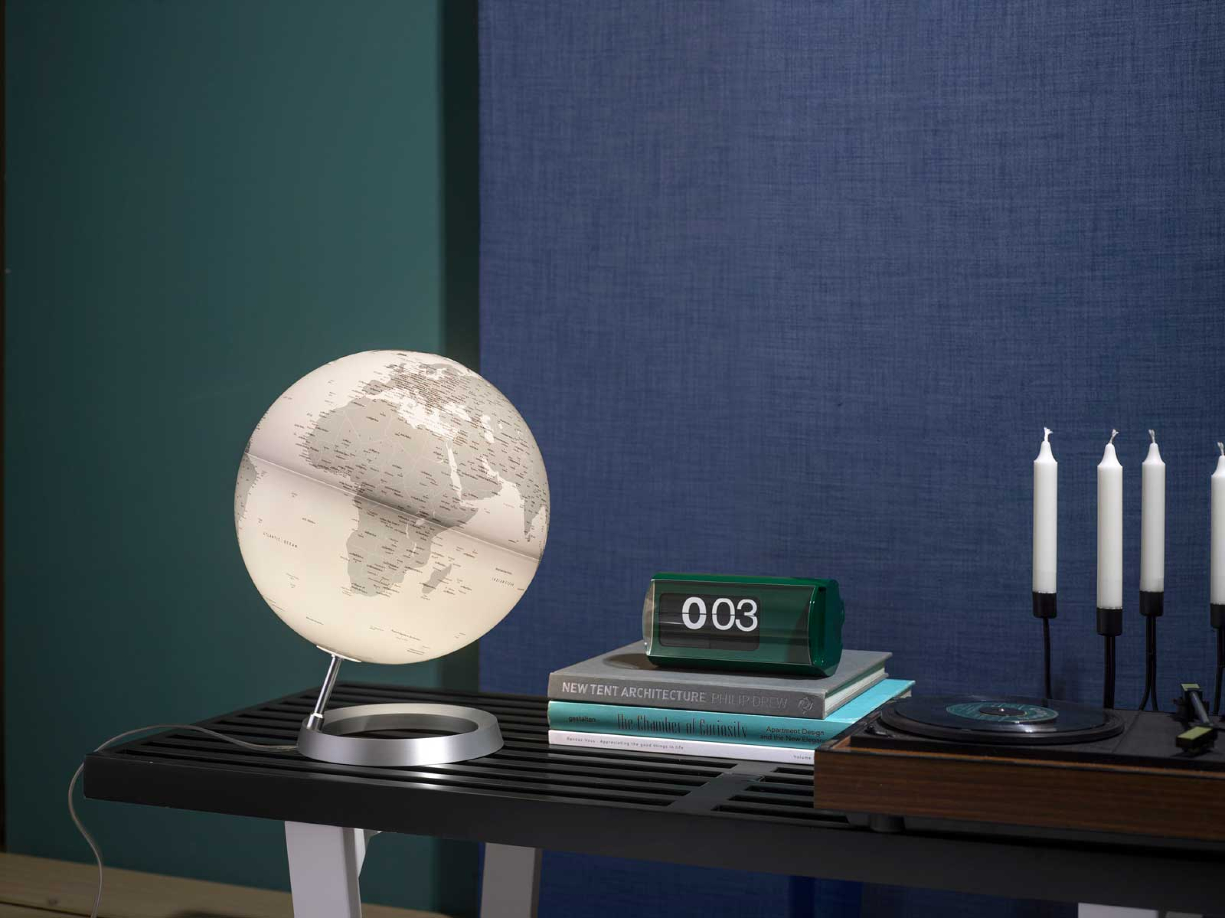 Design-Leuchtglobus Atmosphere Vision White