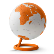 Design-Leuchtglobus Atmosphere EVOLVE VELVET orange CORNIOLA