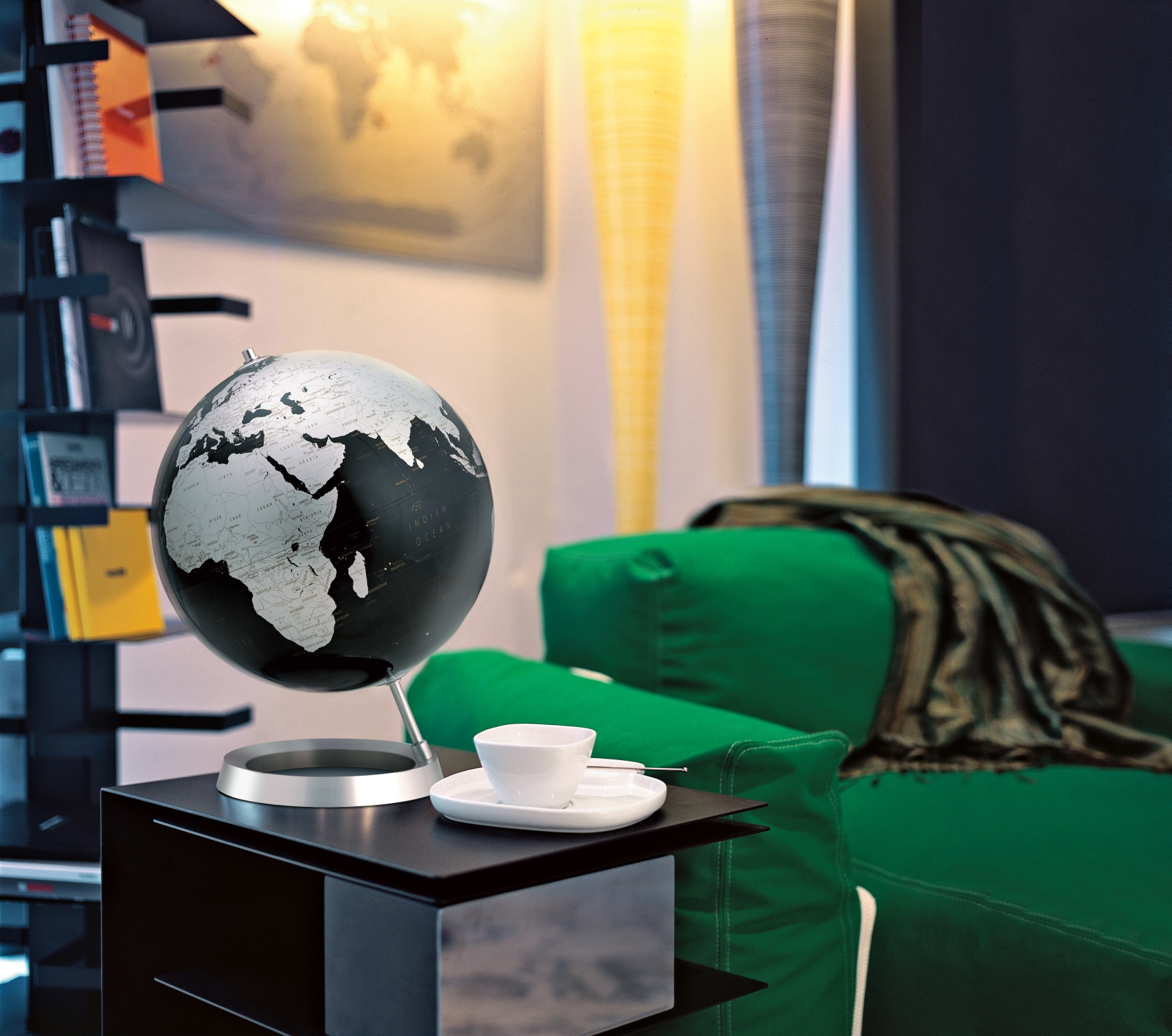 25cm Design-Globus Atmosphere iGlobe Black Edition Globus Globe Modern schwarz 