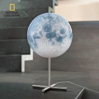 *** NEU 2023 ***  Design-Leuchtglobus National Geographic Moon Posh