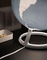 *** NEU 2020 ***  Design-Leuchtglobus Atmosphere Evolve Steel Blue